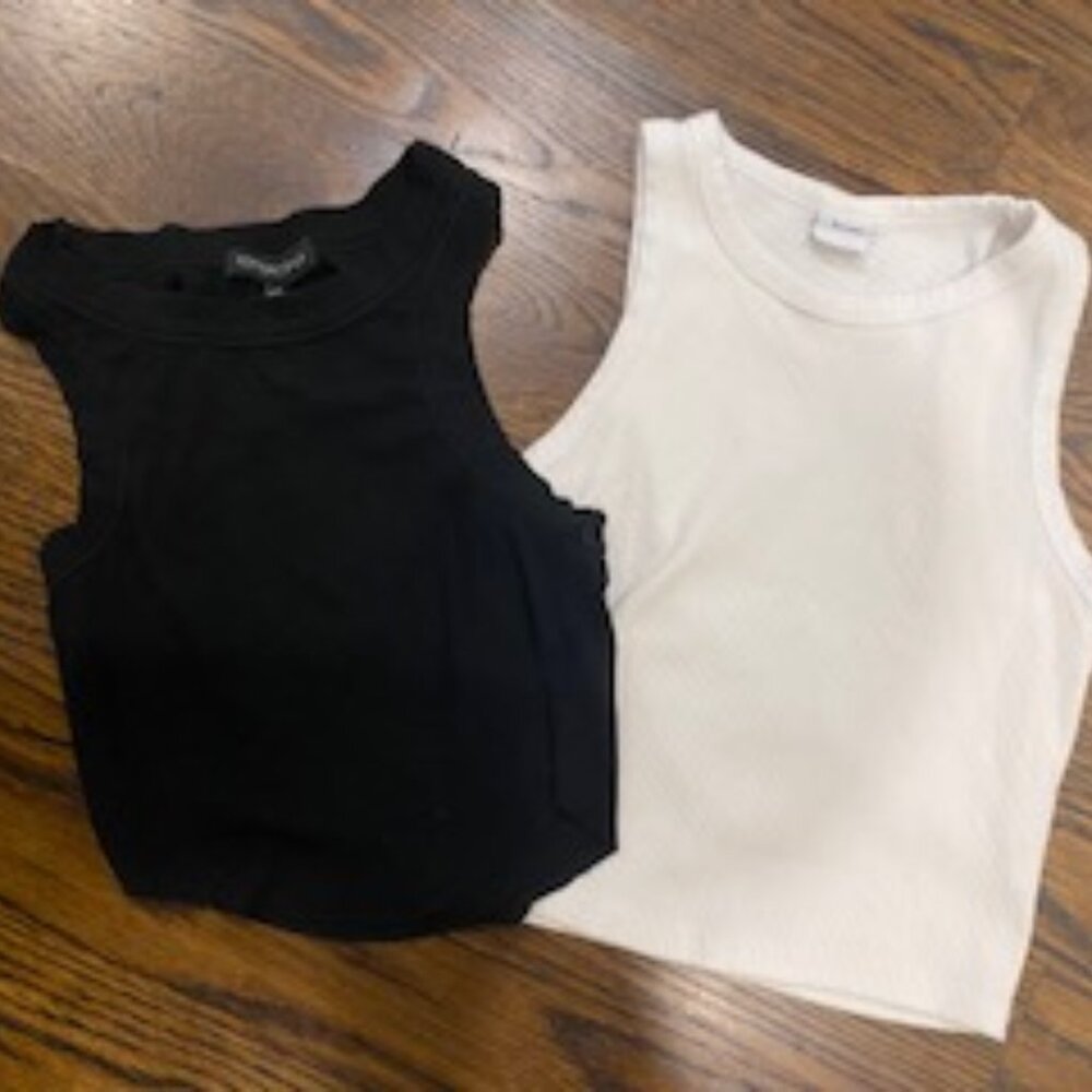 Cotton Candy LA & Berhska cotton tank tops sz S & M